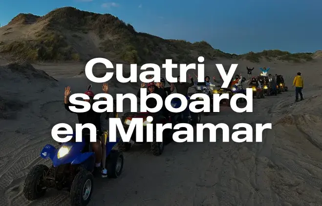 Cuatri y sanboard en Miramar