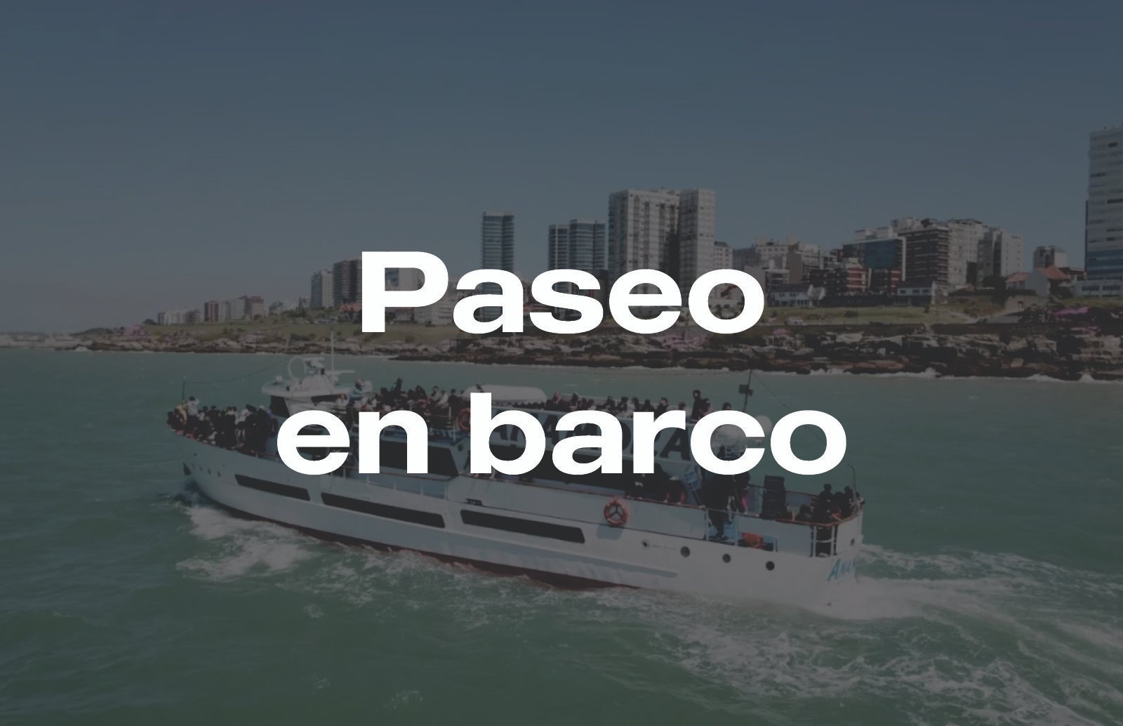 Paseo en barco