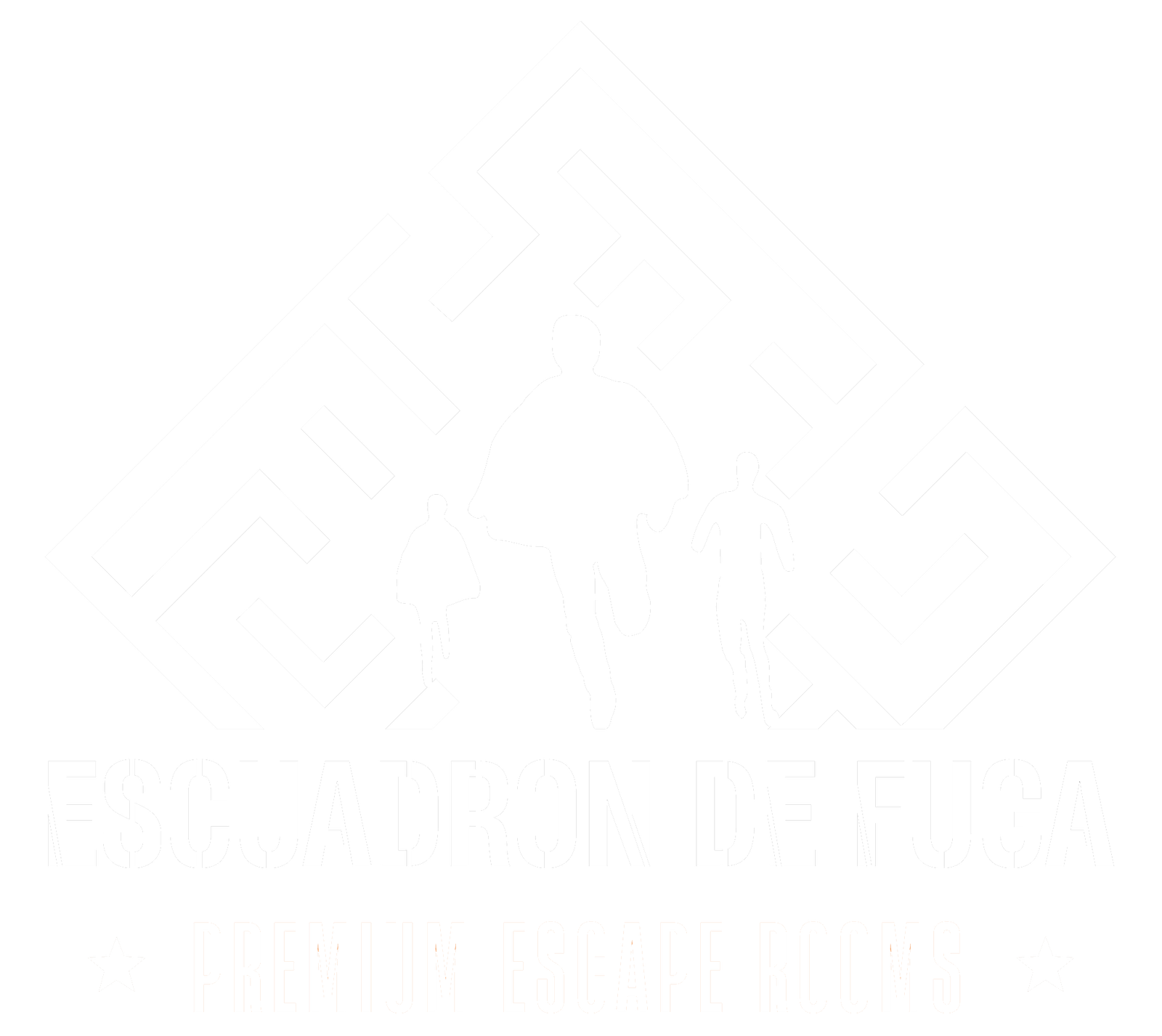 LOGO ESCUADRÓN DE FUGA BLANCO